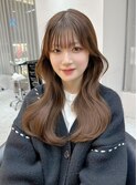 【hiyori】トレンドブラウンに絶対決まる前髪顔まわり