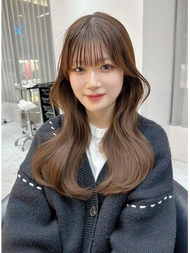 リリー(Lilley) 【hiyori】トレンドブラウンに絶対決まる前髪顔まわり
