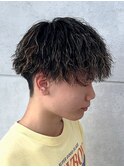 ＊ツイストスパイラル/ハイライト/メンズパーマ/眉カット