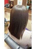 ツヤ髪ストレートヘア髪質改善トリートメント暗髪ロングヘア