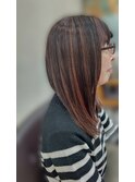 ファッションカラー【SEASON　PLUS】　さら艶ストレート　NO48A