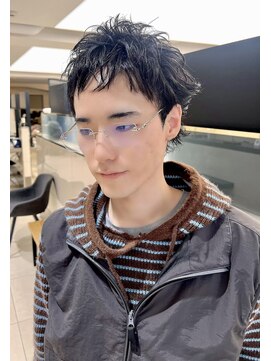 ピークアブー ワン(PEEK-A-BOO ONE) スパイキーショートパーマニュアンスパーマ