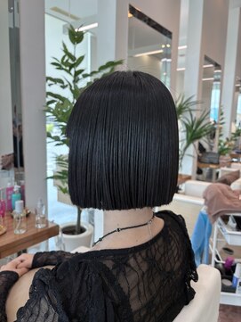 カッツ 駅家店(CUT S) 切りっぱなし外はねボブ