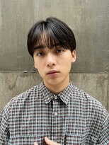シースルーマッシュ曲がる縮毛矯正フェザーパーマ銀座一丁目