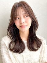 アグノス 青山(Agnos)&nbsp;暗めカラーフェイスフレーミングデザインカラーこなれヘア