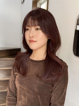 オンカン(onkan) ボルドーレッド/くびれヘア/髪質改善/トリートメント