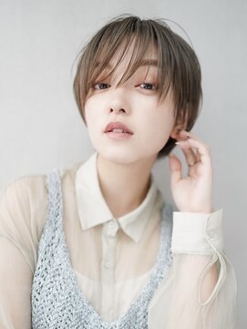 ギークス(GEEKS) 【GEEKS渋谷】アッシュグレージュ/小顔/クールショート/20代30代