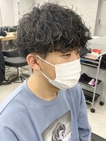 メンズサロン EIGHT MEN 北千住店【エイト】 波巻きパーマ（マッシュ/スパイラル/無造作ヘア）