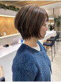 上品なハイライト×ショートボブ