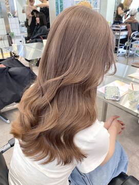 サンクプロジェクト(cinq PROJECT) 原宿韓国顔まわりミルクティーベージュマロンベージュ