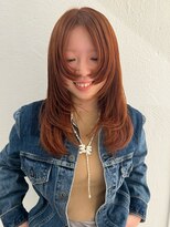 ノーカ 代官山(nohka)&nbsp;ブリーチなしオレンジベージュ