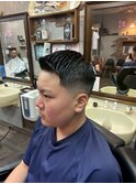 MEN’S HAIR/サーフカール/刈り上げセンターパート/印西