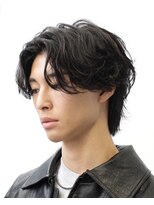 レタッチ バイ フィフス 天神大名(RETOUCH by fifth) 天神メンズパーマルーズパーマシャドウパーマッシュウルフ緩め