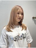 【Rina】くすみベージュ/黒髪/ボブルフ/ネビージュ/茅ヶ崎