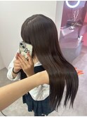 ダークブラウン/透明感ブラウン/髪質改善トリートメント