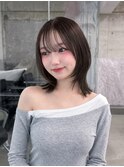 髪質改善似合わせ前髪カットイメチェンレイヤーダークブルー