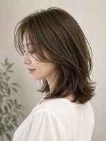 カノエ(canoe)&nbsp;オリーブベージュ顔周りレイヤー20代～50代【西新大濠荒戸】