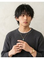 ウィールール 札幌店(WE RULE)&nbsp;20代30代人気メンズセンターパート×ニュアンスパーマ風マッシュ