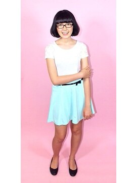 アビリティ ヘアー(ability hair) シンプルクラッシックcuteボブ(全身ver)by abilityhair