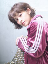ヘアーループレル(Hair ruup Rell design works)&nbsp;ラフなハネ感のふんわりショートボブ