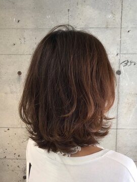 オッソ(OSSO) ベージュレイヤー_ブランジュダブルバング