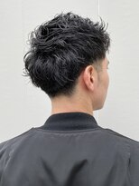 リタ(Lita)&nbsp;くせ毛風パーマ　ソフトツーブロック　ショートレイヤー