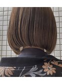 前下がりボブ
