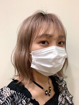 アルジャーノン コックス(ALGERNON COX)&nbsp;アッシュピンク×ボブショート【曽我一太】