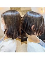 髪質改善＊マロンベージュ＊20代30代40代＊かきあげ【Zina銀座】