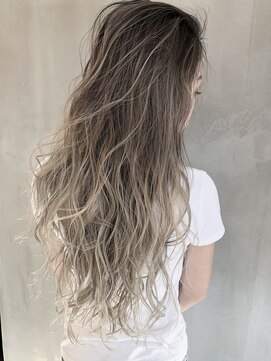 ザ キャンバス ミヤザキツネヒサ(THE CANVAS 宮崎恒久) 外人風カラー/バレイヤージュ/艶カラー/セミロングbasi