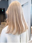 ホワイトベージュ_チェリーブラウンフェミニンロング_ba373592