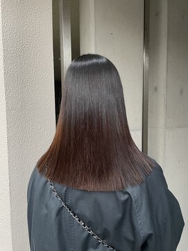 アイナ(AINA) 縮毛矯正でサラサラロング