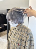 アルーシェウィズスカイ 原宿(Alushe with Sky)&nbsp;シルバーホワイト/ダブルカラー/ケアブリーチ/ハイライト