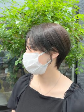 ロンドエニカ 大宮(Lond enika) lond惇平　大人ガーリーショートグレージュカラープリカール