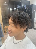 スウェル 船橋店(Swell)&nbsp;ハイライト/マッシュパーマ/束感/波巻き/メンズ1