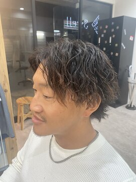 スウェル 船橋店(Swell) ハイライト/マッシュパーマ/束感/波巻き/メンズ1