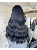 グレージュマチルダボブインナーグレージュ 前髪