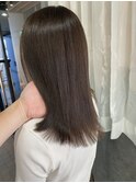☆似合わせ髪質改善チョコレートブラウンストレート