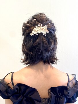 エスト 小倉(est) ボブでもできるハーフアップ