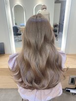 ジーナ 本八幡(Zina)&nbsp;髪質改善＊ロングレイヤーグレーベージュ＊美髪【Zina本八幡】