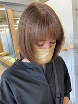 プール なんば店(puul)&nbsp;脱白髪染めベージュカラー