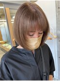 脱白髪染めベージュカラー