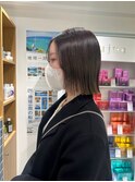 【OceanHair&Life田中愛梨】10代20代重め韓国風切りっぱボブ◎