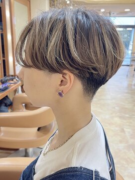 ラウンジ モリオ イケブクロ(Lounge MORIO Ikebukuro) 刈り上げハンサムショートスタイル＊