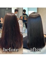 ルミス 銀座(Lumis)&nbsp;ストレートスタイル/艶髪/髪質改善/縮毛矯正/20代30代40代50代