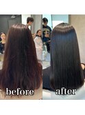 ストレートスタイル/艶髪/髪質改善/縮毛矯正/20代30代40代50代