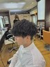 メンズカット+スペインカール ￥12000（松戸/柏/スペインカール）