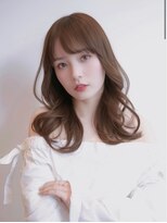 ユーフォリア 青山(Euphoria)&nbsp;韓国風顔周りレイヤーカットサイドバングロング艶感