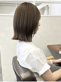☆Owll☆切りっぱなしボブオリーブベージュ☆