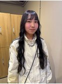 透明感髪質改善ベージュダブルカラーミルクティーグレージュ